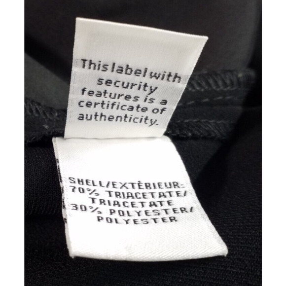 Diane von Furstenberg Pants | Size 0 | Black Straight Leg Stretch - Picture 8 of 8